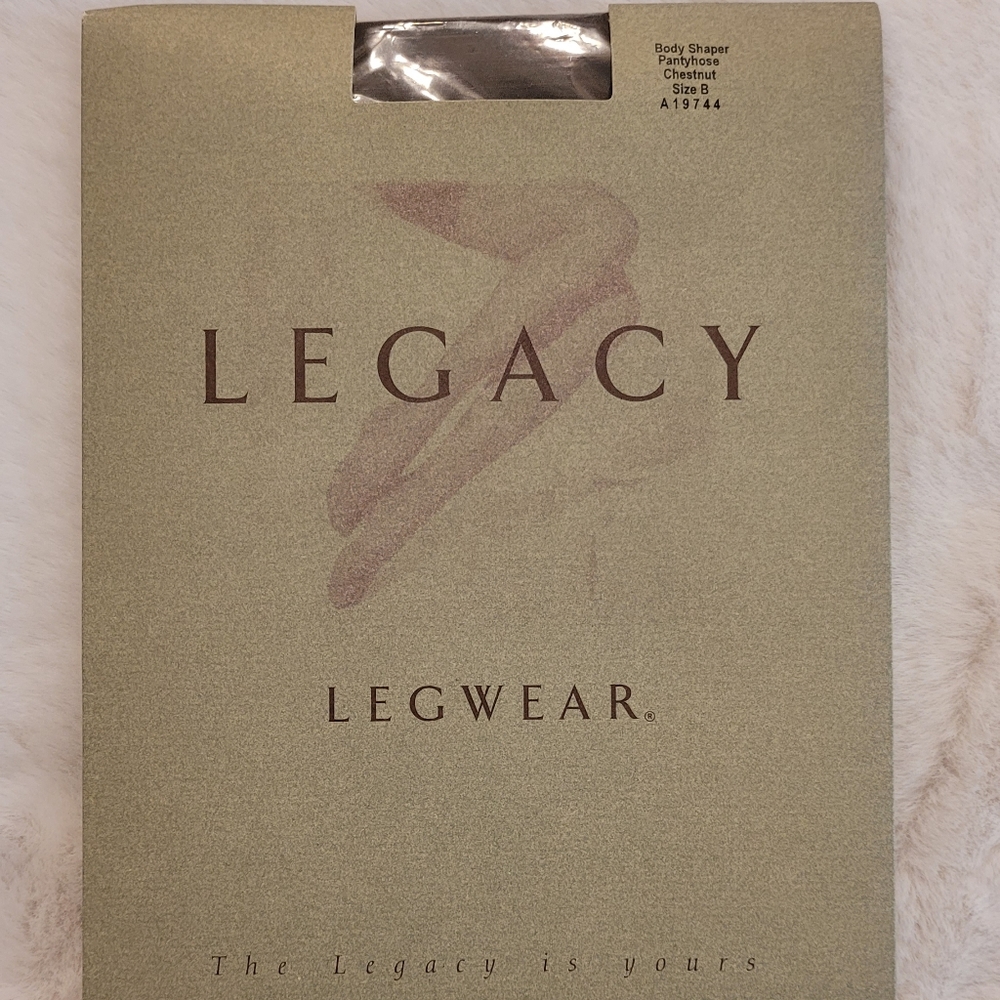 Legacy Legwear Body Shaper Pantyhose Size B Color Chestnut New In Box